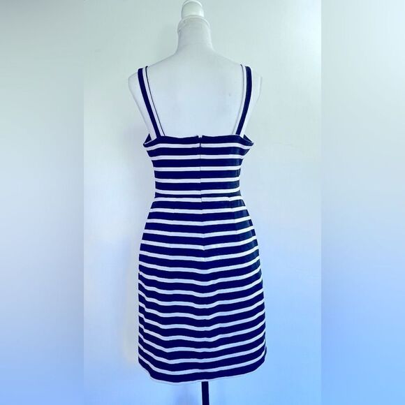 OLD NAVY MARINER NAUTICAL STRIPE SLEEVELESS MIDI DRESS SIZE M - Picture 11 of 14